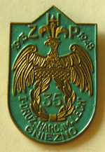 Odznaka 35-lecia 1 Gnieźnieńskiej Drużyny Harc.